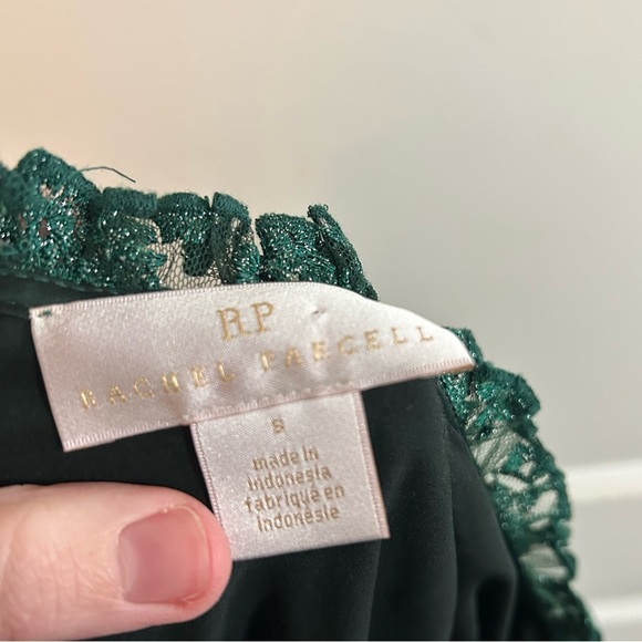 Rachel Parcell Lace Tiered Dress emerald green - Picture 3 of 4